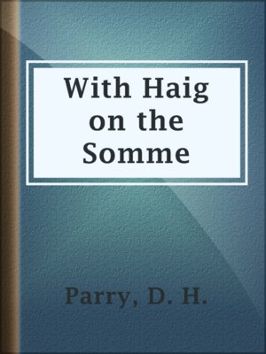 cover image of With Haig on the Somme
